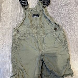 OshKosh B'gosh Kids Olive Green Overalls